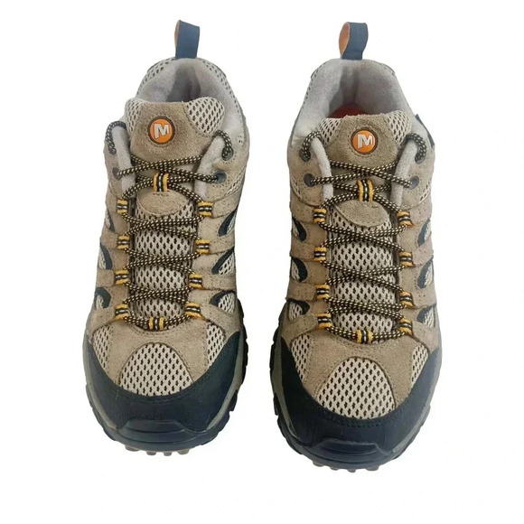 SOLD Merrell Moab 2 Ventilator Brown Hiking Shoes in Walnut Men's Size 9 - Picture 2 of 8